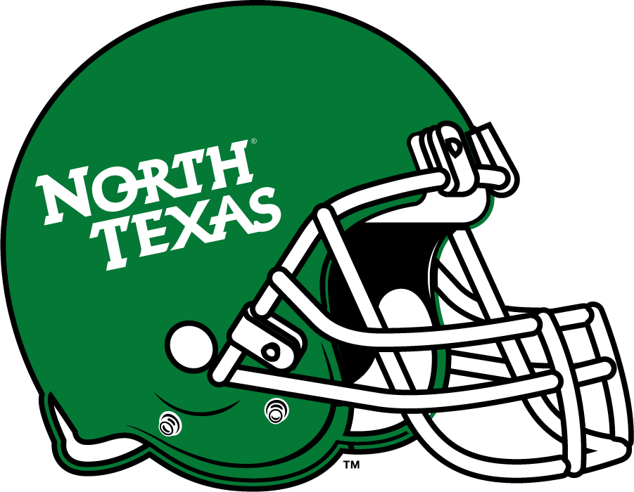 North Texas Mean Green 2011-2013 Helmet DIY iron on transfer (heat transfer)